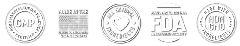 Why choose VisiFlora featuring USA made quality, FDA registered facility, GMP certified standards, and 100% natural plant-based eye support formula for trusted vision health